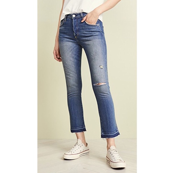 Anthropologie Denim - NWT Amo Anthro Babe Slim Cropped High Rise Jeans